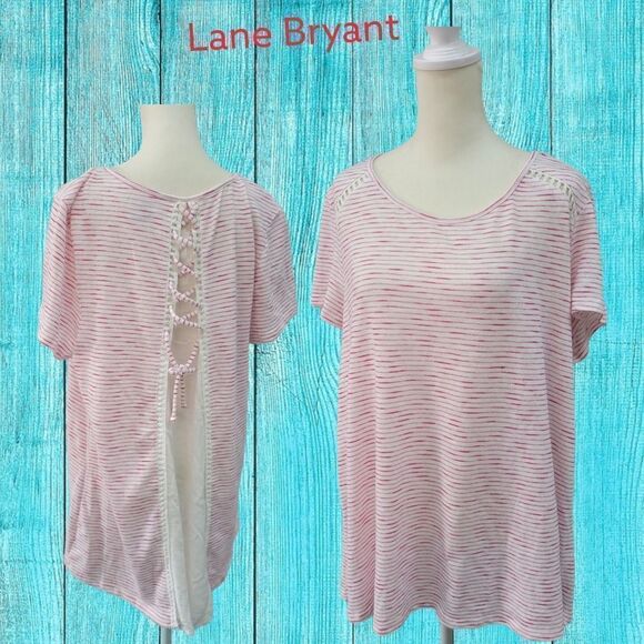 Lane Bryant tie back top - Picture 1 of 7